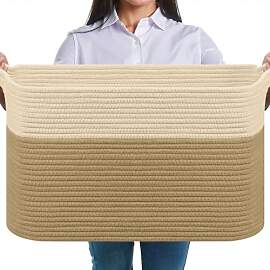 JOJOSEE Faltbarer Wäschekorb, Korb Aufbewahrung,