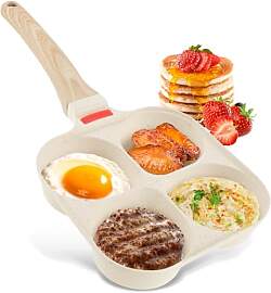 Jokapy Spiegeleipfanne, Pancake Pfanne mit 4