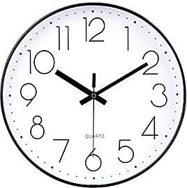 jomparis Wanduhr ohne tickgeräusche Analoge 30cm