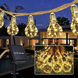 Joomer Solar Lichterkette Aussen 7.5M 16