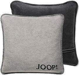 Joop! Kissen Uni Doubleface Ash-Anthrazit