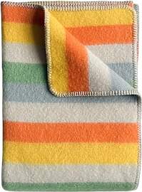 JOWOLLINA WoolOnly Doubleface Wendedecke Plaid aus 