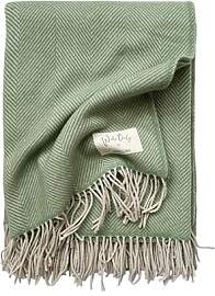 JOWOLLINA X WoolOnly Wolldecke Plaid mit