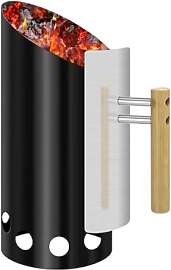 Joyagrill Anzündkamin, Deluxe emaillierter BBQ