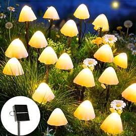 Joycome Solar Lichterkette Aussen 20 LED Solar