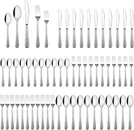 Joyfair Besteck Set 12 Personen, 60-teiliges