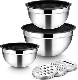 Joyfair Edelstahl Schüssel Set, 3-teilig