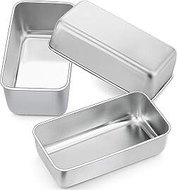 Joyfair Kastenform 3er Set, Edelstahl Brotbackform 