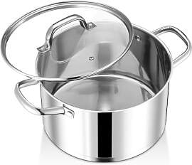 Joyfair Kochtopf, 22cm Edelstahl Suppentopf mit