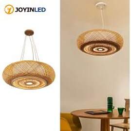 JOYINLED Japanischer Bambus-Kronleuchter, 50 cm,