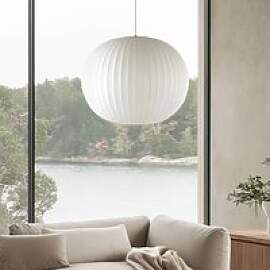 Joyinled Moderne nordische Seiden-Pendelleuchte,