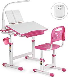 JOYLDIAS Kinderschreibtisch höhenverstellbar,