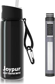 Joypur Wasserfilter Flasche 650 ml mit 5‑Stufen
