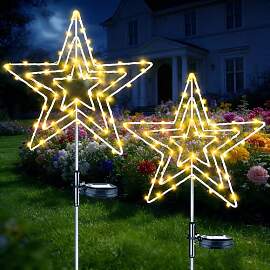 Joysing Gartendeko Solar Gartenleuchte Außen