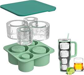 JOYSKY Eiswürfelformen für Trinkbecher, 4 Stück 