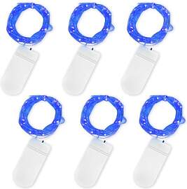Jsdoin LED Mini Lichterkette mit Batterie, 6x20er