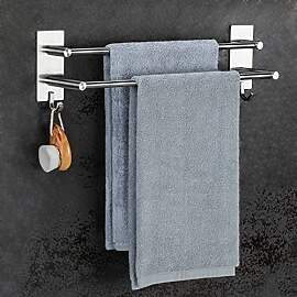 JS Handtuchhalter ohne Bohren Bad Handtuchstange