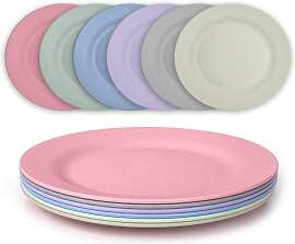 JSYMJSY Teller Set, 6Teilig 28cm Groß
