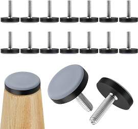 JTgugu 16x Möbelgleiter Teflon PTFE Stellfüße