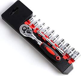 JTZXJJX 12-teilig 1/4" Antrieb Ratsche