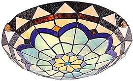 JUDU Retro Deckenleuchte Tiffany Stil Deckenlampe