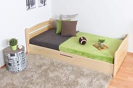 Jugendbett / Funktionsbett Kiefer massiv Vollholz