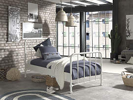 Jugendbett VIPACK "Bronxx, Einzelbett 90/200, 
