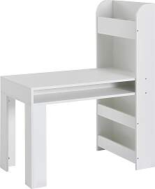 Jugendschreibtisch ca. 90x50x110 cm Weiß