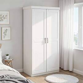 Jugendzimmer Kleiderschrank in Weiß