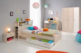 Jugendzimmer-Set PARISOT "Charly", weiß 