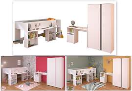 Jugendzimmer-Set PARISOT "Pirouette",