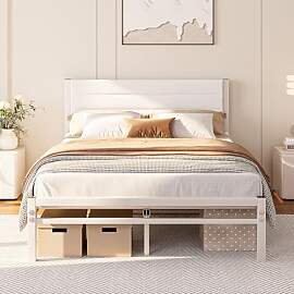 JUISSANO Bett 120x200 mit Lattenrost,Bettgestell