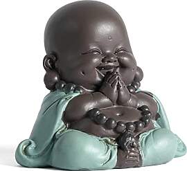JUJOYBD Kleiner Lachender Buddha, Niedliche Mönch 