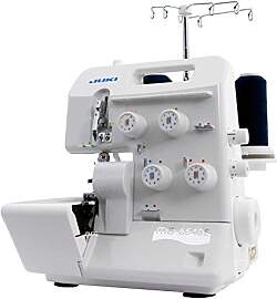 JUKI MO654DE Overlockmaschine, Metall, weiß, 34 x 
