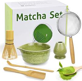 Jukibole Matcha Set 6-Teilig, Traditionelles Macha 