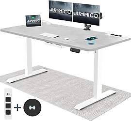 JUMMICO Höhenverstellbarer Schreibtisch 160x80cm