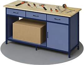 Jummico Werkbank bis 500 kg Belastbar 3