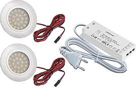 JungesLicht 2er Set Möbelleuchte Tim 2Watt