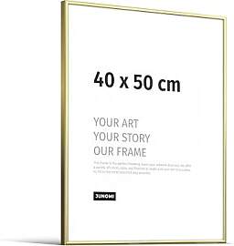 JUNOMI® Bilderrahmen 40x50 cm - Aluminium Metall