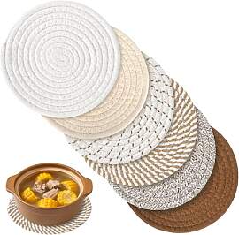 Junrvivy 6 Stück Topfuntersetzer Hitzebeständig