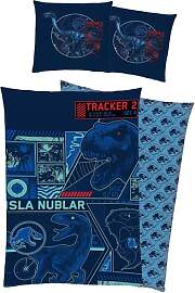 Jurassic World Kinder-Bettwäsche Tracker Blau 135 