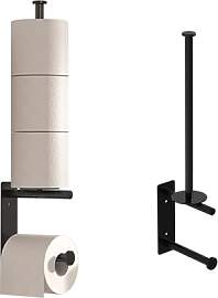 JurciCat Toilettenpapier Aufbewahrung Schwarz