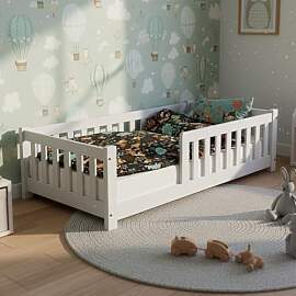 Juskys Kinderbett Naya - 80x160 cm Bett mit