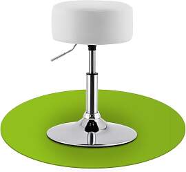 Juskys Schminktisch Hocker Tonia, Sitzhocker rund