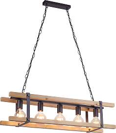 JUST LIGHT Deckenleuchte "EDITH", braun