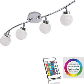 JUST LIGHT Deckenleuchte "MIKO", grau