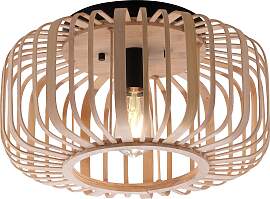 JUST LIGHT Deckenleuchte "RACOON", braun 