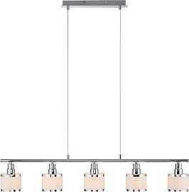 JUST LIGHT Pendelleuchte "ACCOR", grau