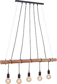 JUST LIGHT Pendelleuchte "DAMIAN", braun 