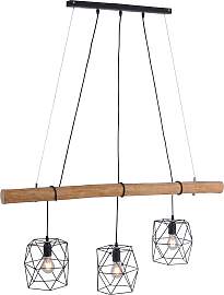 JUST LIGHT Pendelleuchte "EDGAR", braun